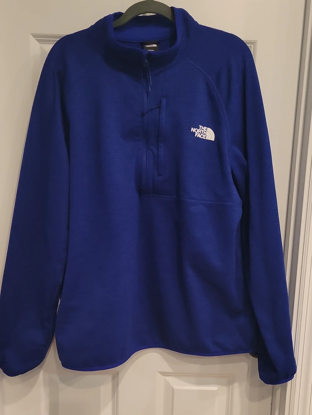 The North Face Men's Royal Blue Half-Zip Fleece Pullover